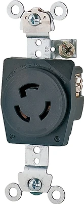 Eaton CWL515R Locking Receptacle, 15A 125V, NEMA L5-15