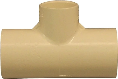 Cpvc Pipe Tee 1 X 1 X 3/4 Inch, Schedule 40, High Temperature