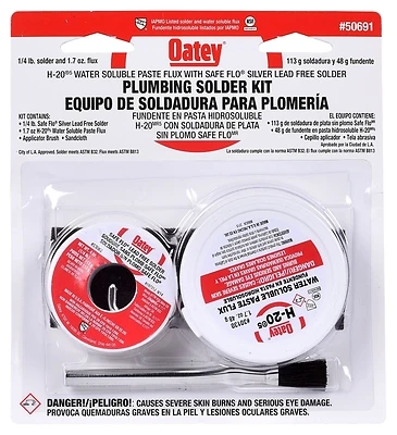 Oatey H-20-5 Lead-Free Flux Solder Kit, Professional Grade