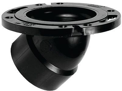 3 In. To 4 In. 45 Degree Abs Swivel Closet Flange - Model 43815