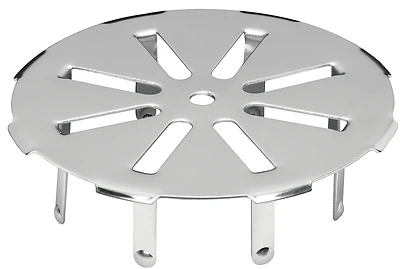 4 Inch Round Push-in Strainer In Stainless Steel For Sch 40 Dwv Pipe