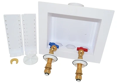 Quarter Turn Ball Valve Pex Washing Machine Outlet Box 38300