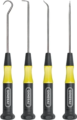General Tools 60004 Ultra Tech Probe Set, 4-Piece, Versa-Grip Handle