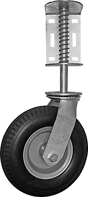 8 Inch Pneumatic Gate Caster With 200 Pound Load Capacity And Steel Housing