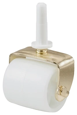 Shepherd 9535 Bed Frame Casters, 2-1/8 In, 125 Lb, White, 2-Pack
