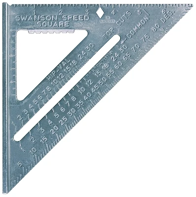 Speed Series T0101 7 In. Aluminum Square Tool With Blue Book