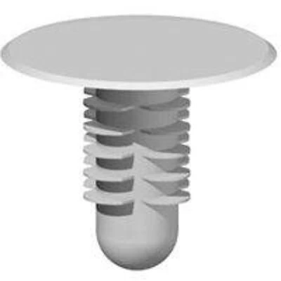 R16-psr-12 Push Pin, 1/2 In Length, Flat Head For Perforated Shelving