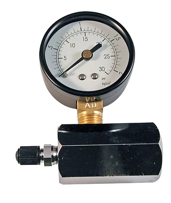 0-30 Psi Gas Test Gauge With 2 Inch Durable Plastic Face And Steel Case