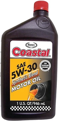 Warren 01701 Synthetic Blend Motor Oil, 5W-30, 946 mL