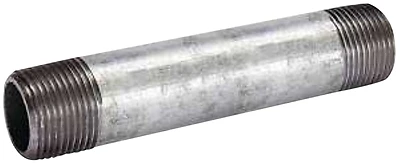 3/4 Inch X 4 Inch Galvanized Steel Pipe Nipple With Threaded Connection