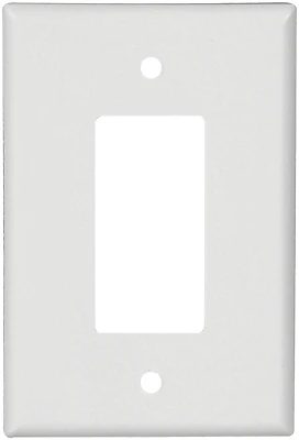 Eaton Wiring Devices 2751W-BOX 1-Gang Oversized Wall Plate, White, 2-3/4 In X 4-1/2 In