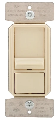 Slide Dimmer Switch, 277v, Light Almond, Model Sul06p-la-kb-l
