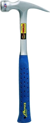 22 Oz. Solid Steel Framing Hammer With Milled Face And Shock Reduction Grip