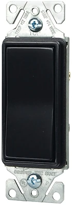 7503bk-box 15a 120/277v 3-way Decorator Switch In Black