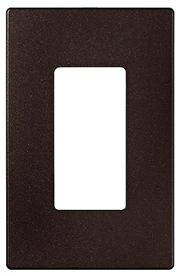 Eaton PJS26RB-SP-L Designer 1-Gang Screwless Wallplate, Oil Rubbed Bronze