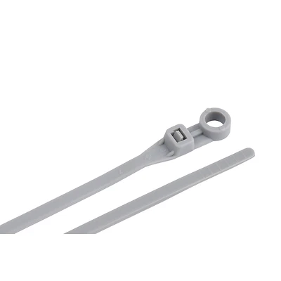 Gardner Bender 45-308MTG Cable Tie, Gray, 8 In., 15 Pk, 50 Lb