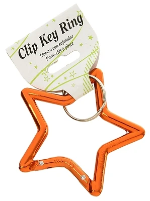 Hy-ko 2go Aluminum Assorted Split Ring Carabiner Key Chain - Model Kh495