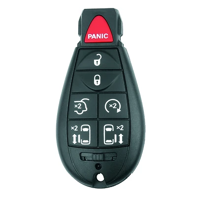 Hy-Ko 19CHRY856S Automotive Key Fob Shell, 7-Button, Chrysler