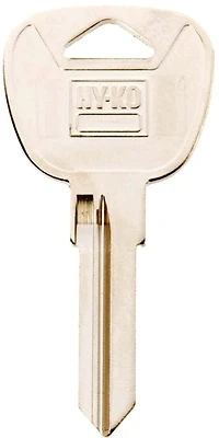 HY-KO 11010BMW3 Automotive Key Blank, Brass, Nickel