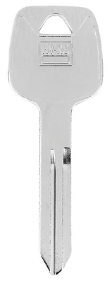 Hy-Ko 11010DA35 Key Blank, Brass, Nickel-Plated, Nissan DA35