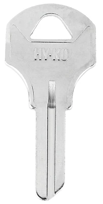Hy-Ko 11010CO12 Key Blank, Brass, Nickel-Plated, Corbin/Russwin CO12