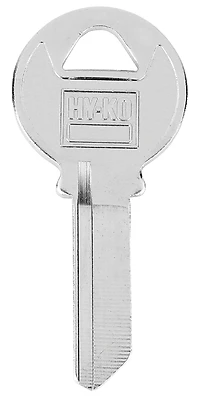 Hy-Ko 11010IH3 Key Blank, Brass, Nickel-Plated, IH3 Locks