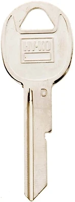General Motors Key Blank For Buick, Cadillac, Chevrolet, Gmc, Oldsmobile, Pontiac, Saturn