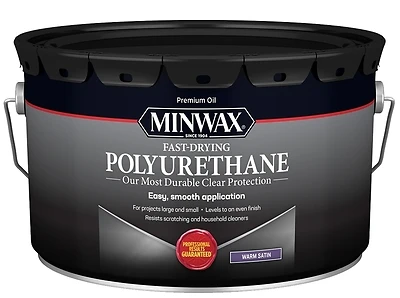 Oil-based Fast Drying Polyurethane, 2.5 Gallon Can, Clear Finish