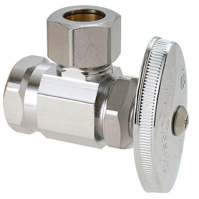 1/2 In. Fip Inlet X 1/2 In. O.d. Compression Outlet Multi-turn Angle Valve