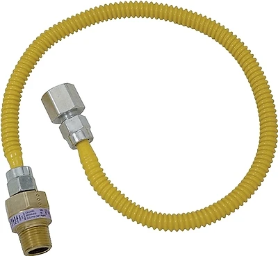 Procoat 1/2 In. Fip X 1/2 In. Mip X 30 In. Stainless Steel Gas Connector