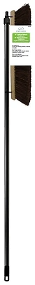 3018pf Push Broom With 54 In Metal Handle And Stiff Palmyra Bristles