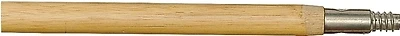 93455 Heavy Duty Broom Handle, 60 In L, Threaded With Rubber Grip