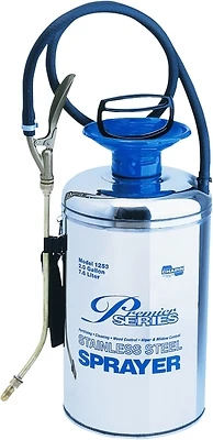 Premier Pro 1253 Handheld Sprayer, 2 Gallon Stainless Steel Tank With 42 Inch Hose