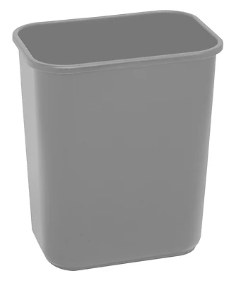 Products 7 Gallon Gray Rectangle Wastebasket Model 2818gy