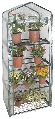 Landscapers Select GHSPS Green House, 4-Tier, 27.5x19.25x65.5 In