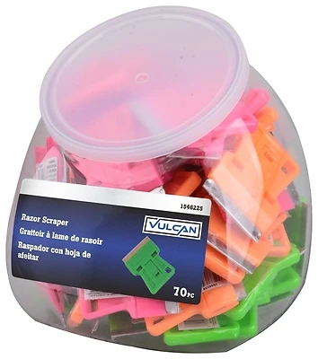 Scraper Rzr Blade Merchandiser With Steel Blade And Plastic Handle