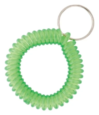 Vulcan CX013 Coiled Wrist Key Holder With Key Ring, Plastic