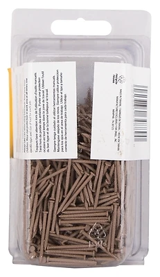 1 Inch Nail Panel - Tempered Hardened Steel - Oak Finish - 1 Pound