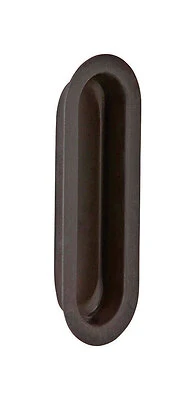 Ives 3-9/16 In. L Oil Rubbed Bronze Brass Flush Pull - Model 223b10b