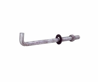 5/8 In. Dia. X 12 In. L Hot Galvanized Steel Anchor Bolts 25 Pk