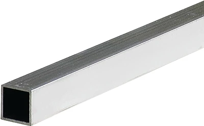 1 In. X 96 In. Mill Aluminum Square Tubing, 0.063 In. Thick, Model 59477