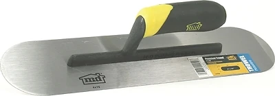 20050 Pool Finishing Trowel, 4 In Hardened Steel Blade, Comfort Grip Handle