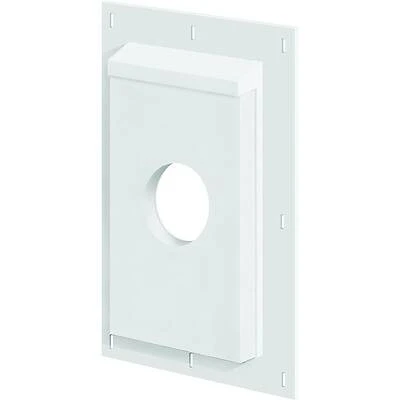 Sturdimount Oversize Trim White Vinyl Universal Mounting Block 11.6 In X 18.25 In