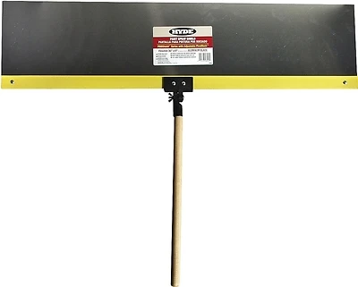 Hyde Tools 28000 Flex Aluminum Paint Shield, 36 x 9 In., With Hardwood Pole