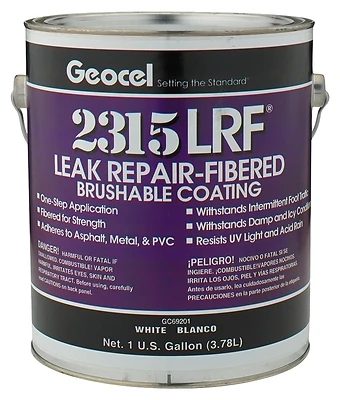 69200 Instant Roof Repair Brushable Coating, 1 Gallon - Fibered Elastic Solution