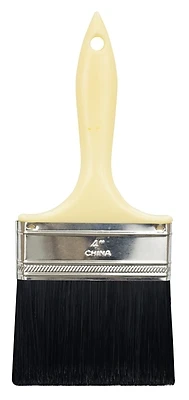 Flat Polyester Paint Brush 4 Inch For Crafts And Touch-up Work