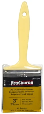 Flat Paint Brush 3 Inch Polyester Filament For Crafts And Touch Ups