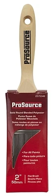 ProSource OR 11601 0200 Flat Paint Brush, 2 In, Polyester Bristle