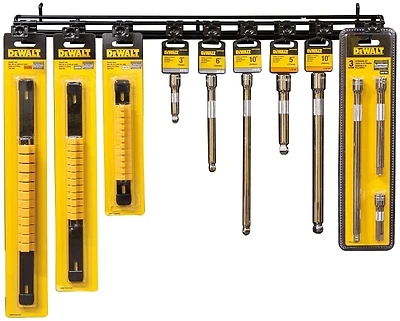 9-piece Socket Extension Set With Wobble Rails And Drive Extensions