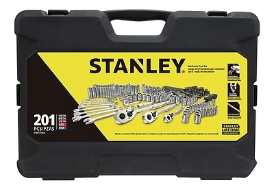 201-piece Mechanics Tool Set With Ratchets, Sockets, Wrenches And Carry Case